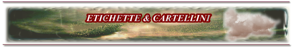 ETICHETTE & CARTELLINI